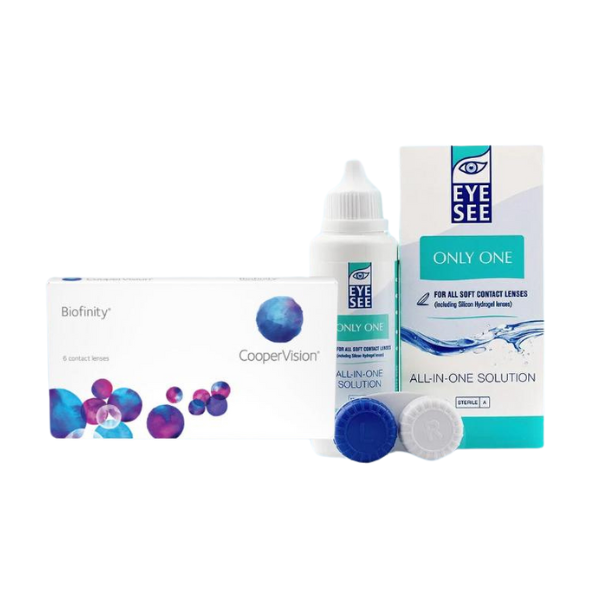 Combo de Biofinity + Solución de 60ml y Estuche